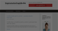 Desktop Screenshot of imprumuturirapide.biz